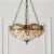 Lampa wisząca witrażowa wielokolorowa 707593 z serii Tiffany