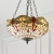 Lampa wisząca witrażowa wielokolorowa 707593 z serii Tiffany