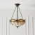 Lampa wisząca witrażowa wielokolorowa 707593 z serii Tiffany