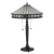 Lampa stołowa witrażowa Tiffany 709352 z serii Interiors 1900