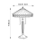 Lampa stołowa witrażowa Tiffany 709352 z serii Interiors 1900