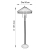 Lampa podłogowa witrażowa Tiffany 709362 z serii Interiors 1900