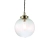Lampa wisząca szklana kula mosiężna 25cm 71123 z serii BRYDON - Endon Lighting
