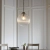 Lampa wisząca szklana kula mosiężna 35cm 71124 z serii BRYDON - Endon Lighting