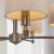 Lampa wisząca metalowa brązowa 5-punktowa 71345 z serii Indara - Endon Lighting
