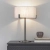 Lampa stołowa brązowa z beżowym abażurem 72631 z serii Hayfield - Endon Lighting