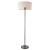 Lampa podłogowa metalowa brązowa z beżowym abażurem 72634 z serii Hayfield - Endon Lighting