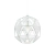 Lampa wisząca chromowana metalowa geometryczna 32cm 72817 z serii ARMOUR - Endon Lighting