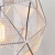 Lampa wisząca chromowana metalowa geometryczna 32cm 72817 z serii ARMOUR - Endon Lighting