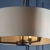 Lampa wisząca z tkaniny biało-brązowa 3-punktowa 73015 z serii Daley - Endon Lighting