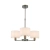 Lampa wisząca 3-punktowa metalowa z białymi abażurami 73016 z serii Daley - Endon Lighting