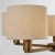 Lampa wisząca 5-punktowa brązowa z białymi abażurami 73017 z serii Daley - Endon Lighting