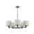 Lampa wisząca 5-punktowa brązowa z białymi abażurami 73017 z serii Daley - Endon Lighting
