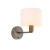 Kinkiet metalowy brązowy z białym abażurem 73018 z serii Daley - Endon Lighting