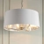 Lampa wisząca biała z tkaniny 3-punktowa 50cm 73021 z serii Harvey - Endon Lighting