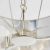 Lampa wisząca biała z tkaniny 3-punktowa 50cm 73021 z serii Harvey - Endon Lighting