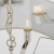 Lampa wisząca biała z tkaniny 3-punktowa 50cm 73021 z serii Harvey - Endon Lighting