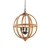 Lampa wisząca drewniana kulista 4-punktowa 73575 z serii Toba - Endon Lighting