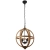 Lampa wisząca drewniana kulista 4-punktowa 73575 z serii Toba - Endon Lighting