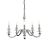 Żyrandol metalowy chromowany 5-punktowy 70cm 73598 z serii Finsbury - Endon Lighting
