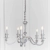 Żyrandol metalowy chromowany 5-punktowy 70cm 73598 z serii Finsbury - Endon Lighting