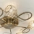 Lampa sufitowa mosiężna 5-punktowa 47cm 73757 z serii Aherne - Endon Lighting
