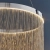 Lampa wisząca chromowana okrągła z łańcuszkami 73768 z serii ZELMA - Endon Lighting