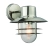 Kinkiet zewnętrzny metalowy srebrny IP44 74703 z serii Jenson - Endon Lighting