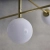 Lampa sufitowa mosiężna 5-punktowa z kulistymi kloszami 75939 z serii Otto - Endon Lighting