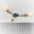 Lampa sufitowa metalowa miedziana 3-punktowa 76124 z serii HAL - Endon Lighting