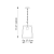 Lampa wisząca szklana srebrna 1-punktowa 76225 z serii HURST - Endon Lighting
