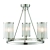 Lampa sufitowa srebrna metalowa 3-punktowa 76261 z serii Easton - Endon Lighting