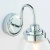 Kinkiet łazienkowy chromowany szklany z włącznikiem 76304 z serii Hampton - Endon Lighting
