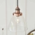 Lampa wisząca miedziana szklana 22,5cm 76332 z serii Hansen - Endon Lighting