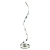 Lampa podłogowa LED chromowana spiralna 121cm 76395 z serii ARIA - Endon Lighting