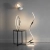 Lampa podłogowa LED chromowana spiralna 121cm 76395 z serii ARIA - Endon Lighting