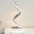 Lampa stołowa LED chromowana spiralna 45cm 76412 z serii Aria - Endon Lighting