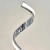 Lampa stołowa LED chromowana spiralna 45cm 76412 z serii Aria - Endon Lighting
