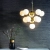 Lampa wisząca złota 11-punktowa z białymi kulami 76500 z serii OSCAR - Endon Lighting