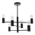 Lampa sufitowa metalowa czarna 6-punktowa 76502 z serii Studio - Endon Lighting