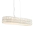 Lampa wisząca owalna kryształowa chromowana 67cm 76514 z serii Verina - Endon Lighting