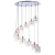 Lampa wisząca chromowana 12-punktowa 57cm 76518 z serii Verina - Endon Lighting