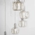 Lampa wisząca chromowana 12-punktowa 57cm 76518 z serii Verina - Endon Lighting