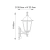 Kinkiet zewnętrzny czarny metalowy z czujnikiem ruchu 76548 z serii Burford - Endon Lighting