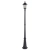 Lampa ogrodowa stojąca czarna metalowa 218cm 76551 z serii BURFORD - Endon Lighting