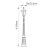 Lampa ogrodowa stojąca czarna metalowa 218cm 76551 z serii BURFORD - Endon Lighting