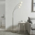 Lampa podłogowa metalowa srebrna 5-punktowa 76568 z serii JASPA - Endon Lighting