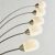 Lampa podłogowa metalowa srebrna 5-punktowa 76568 z serii JASPA - Endon Lighting