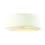 Kinkiet gipsowy biały półokrągły 76570 z serii GIANNA - Endon Lighting