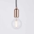 Lampa wisząca miedziana 6-punktowa 76580 z serii STUDIO - Endon Lighting